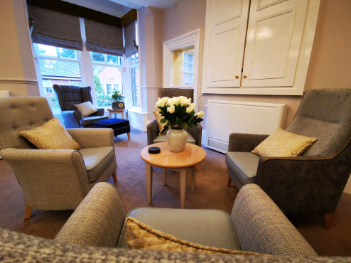 Summerville Care Home lounge area