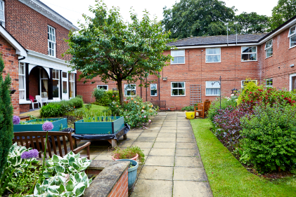 Summerville Care Home garden view